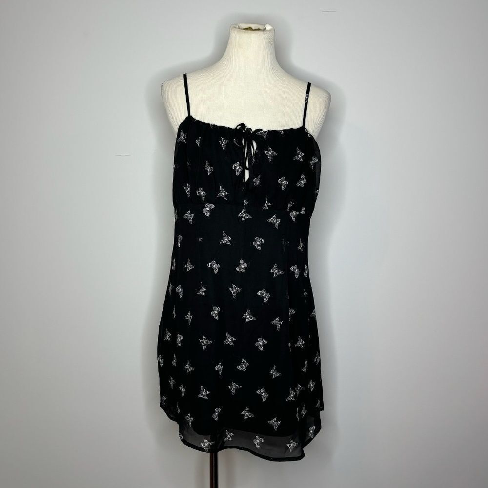 Divided H&M- Black Butterfly Dress
